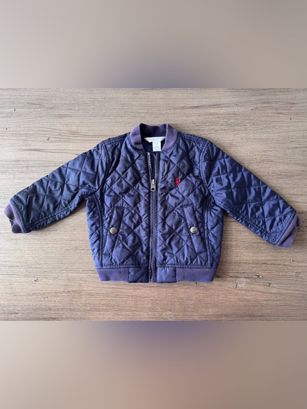 Ralph Lauren Quilted Puffer Jacket - Purple